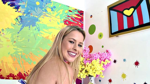 Lilly Takes a Hard Cock