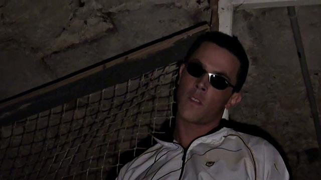 Amateur bottom nailed by stud's cock in basement