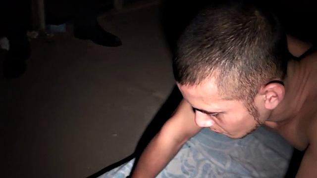 Amateur bottom nailed by stud's cock in basement