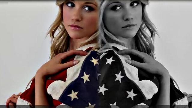 Katrina Bowden shows lingerie