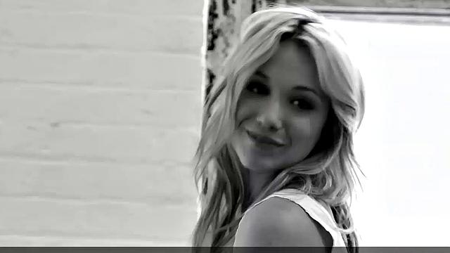 Katrina Bowden shows lingerie