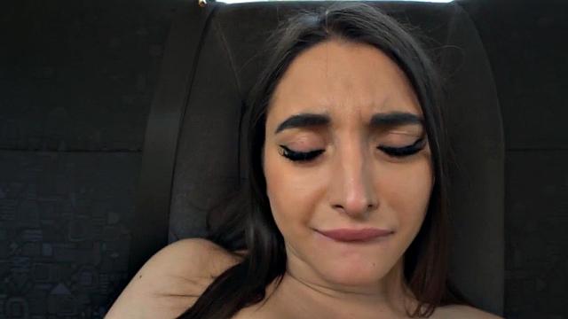 Dirty car slut smashed by big dick in wet hole