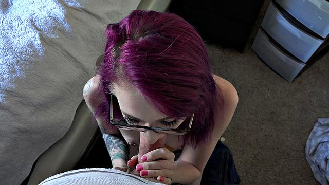 Puts Glasses Back On