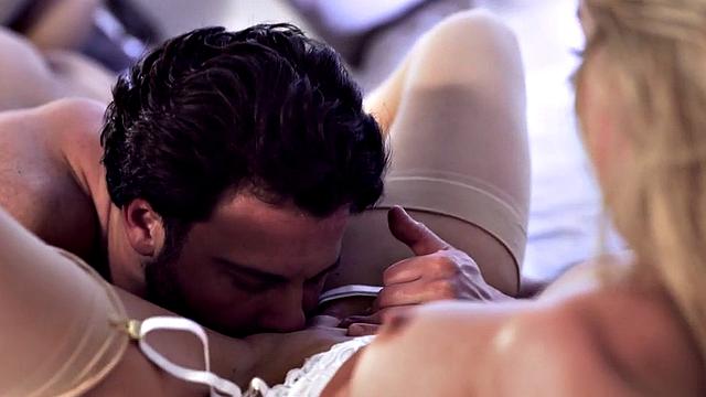 Busty stepdaughter fucked in pussy by nympho stepdad