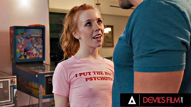 DEVILS FILM - Hot Threesome With Two College Babes And Their Crush