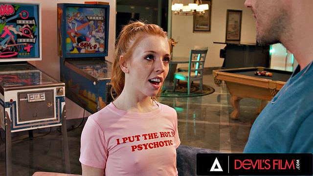 DEVILS FILM - Hot Threesome With Two College Babes And Their Crush