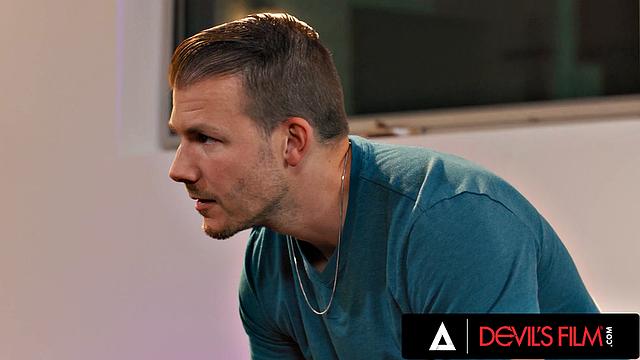 DEVILS FILM - Hot Threesome With Two College Babes And Their Crush