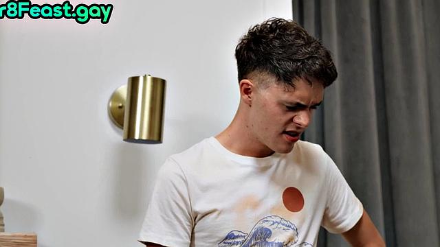 Skinny twink fucks jock sex doll till cumshot