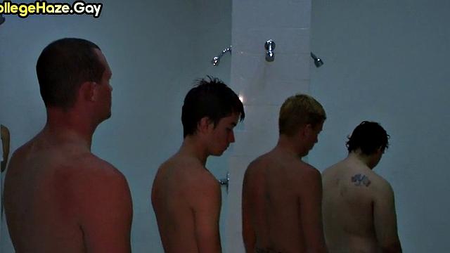 College amateurs go for voyeur frat under shower