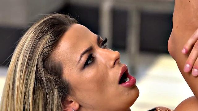 Busty MILF drilled anal in missionary