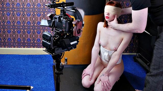 Alexa Nova mouth fucked in BDSM