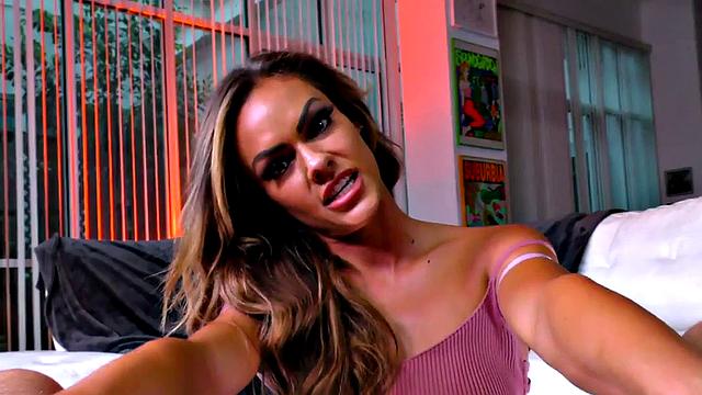 Handjob milf teasing toes and feet before pov tugjob