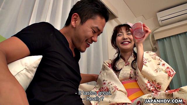 Undressed of kimono, Nami Honda gets fucked