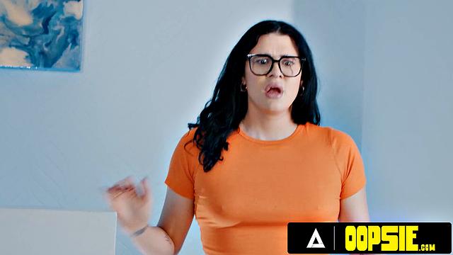 OOPSIE - Two Trans Caught Fucking During Yoga And It Ends In Wild Threesome