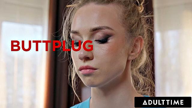 ADULT TIME - Alice Klay Gets Tight Asshole Spread And Fucked By Assistant! HUGE ANAL GAPE