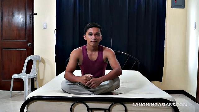 Our new super cute, super hot Asian tickle boy toy twink Diego is a straight boy. This hottie said he was "a little bit ticklish" but we proved he is extremely ticklish.