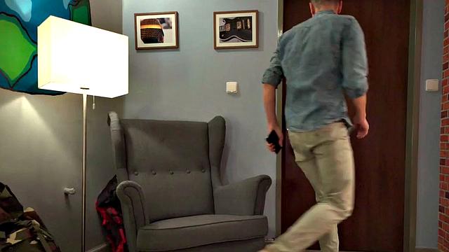 21yo petite babe riding roommate's cock in hot affair