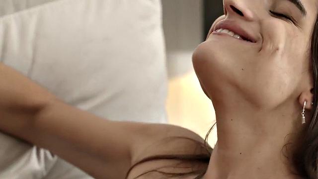 21yo GF sensually fucked in pussy by her BF before blowjob