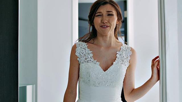 PURE TABOO Bride Maya Woulfe Caught Anxious Fiance Sucking His Stepmom Reagan Foxx's Breasts