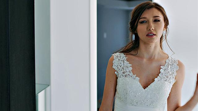 PURE TABOO Bride Maya Woulfe Caught Anxious Fiance Sucking His Stepmom Reagan Foxx's Breasts