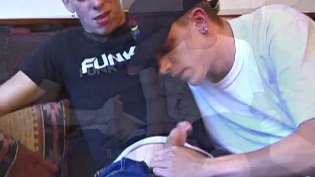 Shane makes a move on Roar, sucking and going deep on him. After 69 action, Shane pushes into Roar's ass who tops him.