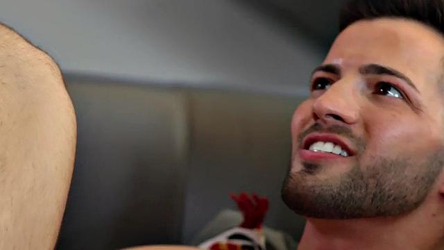 BBC dude barebacks white guy in missionary in asshole