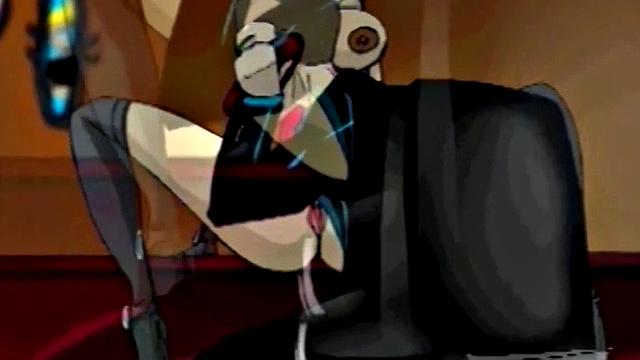 Busty cartoon girl gets pussy licked