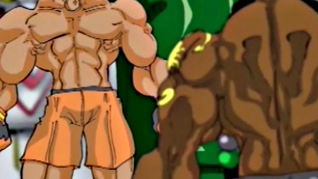 Busty cartoon girl gets pussy licked