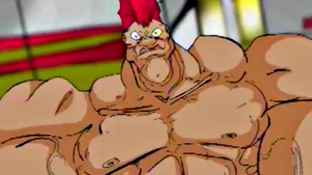 Busty cartoon girl gets pussy licked