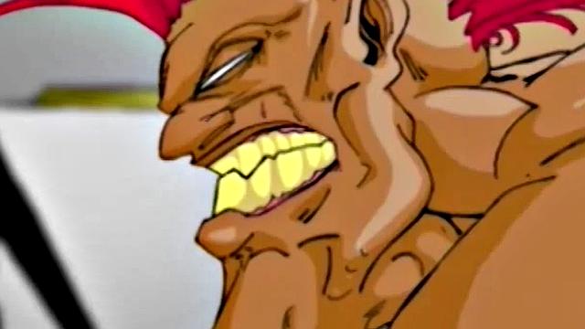 Busty cartoon girl gets pussy licked