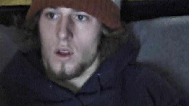 Eddy reclines in the sauna and looks at a porn magazine until a boner pops out of his shorts. Some serious stroking makes him bust a huge nut. Eddy then showers and poses naked for us.