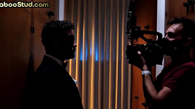 Outdoor stud barebacked by his stepbrother by the pool