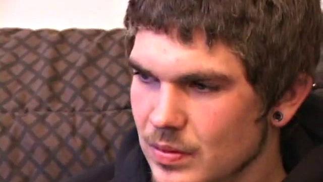 Lucky returns from the skateboard park and invites us to watch him stroke out. He takes off his pants and works on his dick, as he lubes up his asshole with a finger.