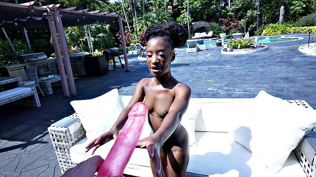 Mini Stallion is hot and tatted