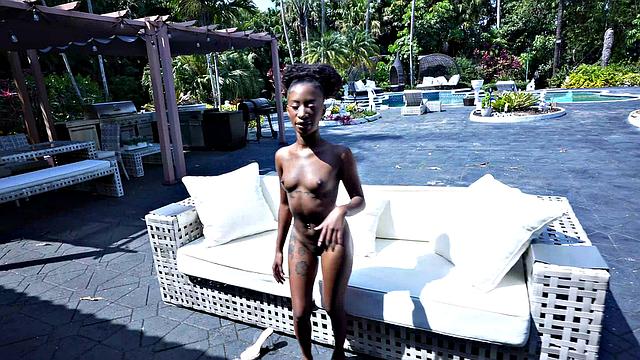 Mini Stallion is hot and tatted