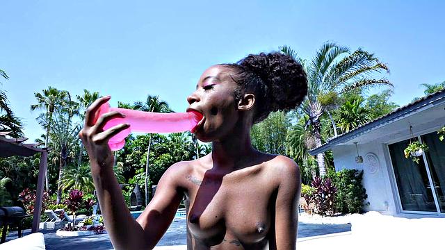 Mini Stallion is hot and tatted