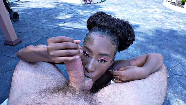 Mini Stallion is hot and tatted