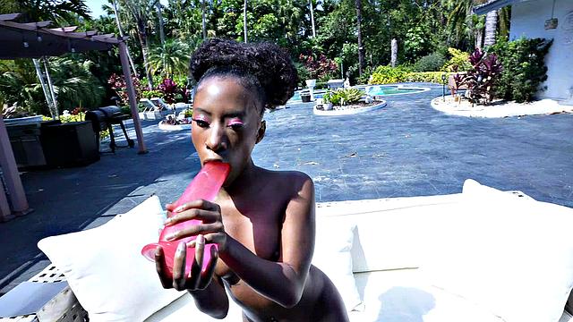 Mini Stallion is hot and tatted