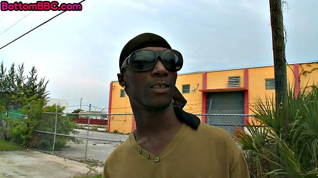 Stranded black thug riding strangrr