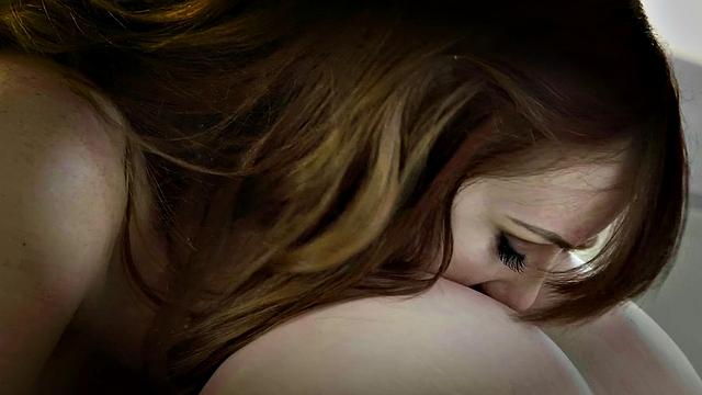 Kinky Grey Hair Girl Dominates with Scissoring, Face Sitting, and Trimmed Pussy