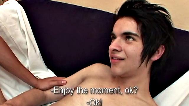 Latin Matias is gay, but has very little experience with another boy. Alfredo is more than happy to show him what it's like to get fucked and teach him how to be a good bottom