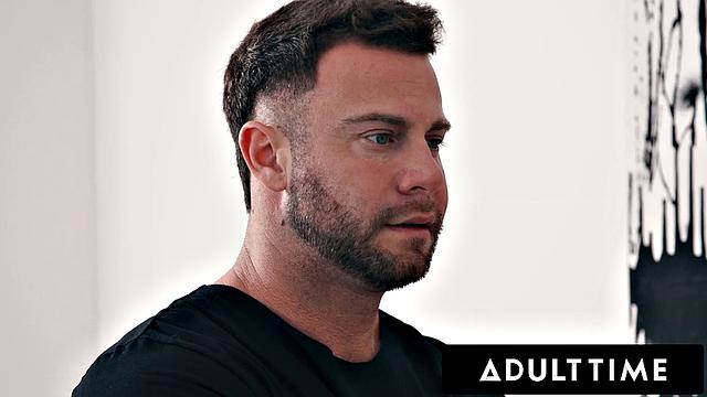 ADULT TIME - Stacked Nuru Masseuse Payton Preslee RIDES Man While He's ON THE PHONE