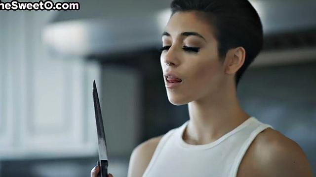 Cute babe gently pussyfucked by her BF