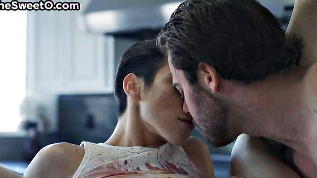 Cute babe gently pussyfucked by her BF