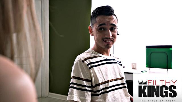 FilthyKings - Slutty Blonde Stepmom Prepares For College With Her Hot Pussy