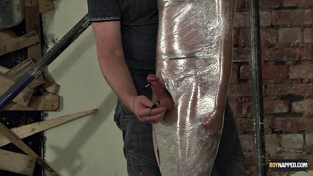E-stim Cum Drain - Cameron James and Sebastian Kane