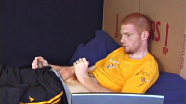 Young Tristian's Hot Solo Scene: Bathroom Jerk Off and Mirror Cum Shot