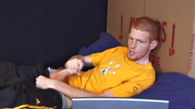 Young Tristian's Hot Solo Scene: Bathroom Jerk Off and Mirror Cum Shot