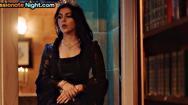 Cockhungry princess banged and got facial by an escort