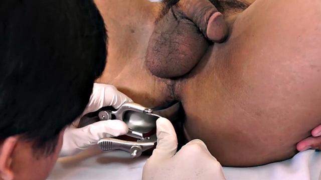 Dirty Asian seduced by nympho doctor before anal pounding